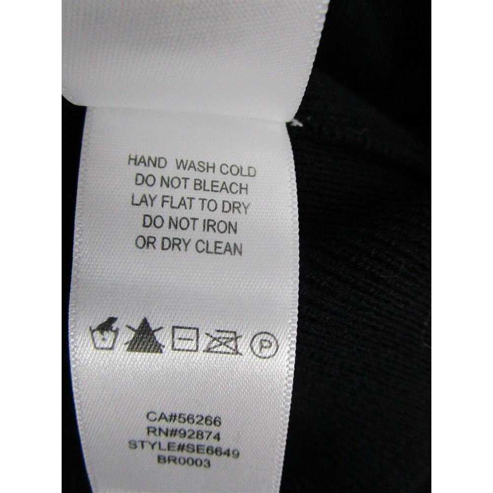 Splendid Women's Canarise Cut Out Shoulder Sweater Black SZ L Large New TOP - Picture 11 of 11